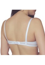 Plunge Underwired Padded Bra White